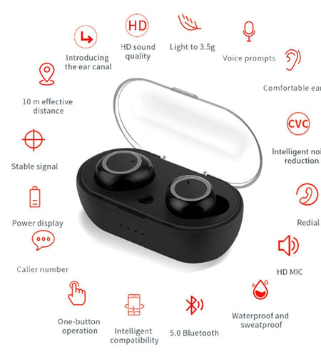 y50 Bluetooth Earbuds 5.0