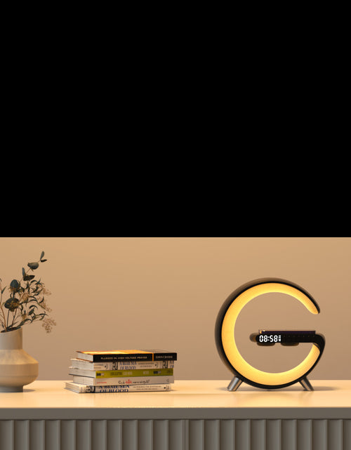 Load image into Gallery viewer, Intelligent Atmosphere Lamp Bluetooth Speaker Wireless Charger Bedside Lamp Sunrise Wake-up Lamp Polar Lamp Alarm Clock
