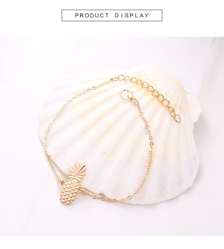 Chain Pineapple Anklet Jewelry