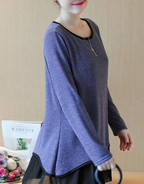 Load image into Gallery viewer, Womens Long Sleeve Layered Top
