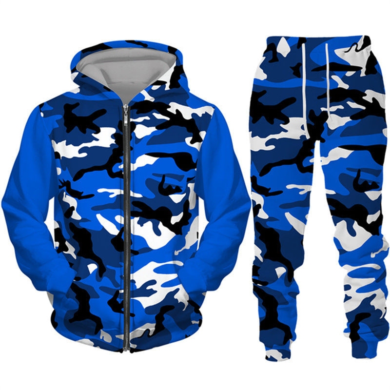 Outdoor Hooded Jacket Sportswear Two-piece Set